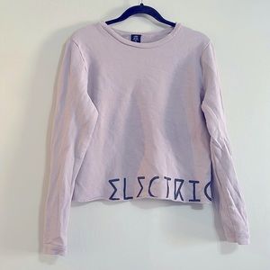 Electric & Rose Cropped Sweatshirt
